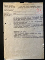 Tract Presse Clandestine Résistance Belge WWII WW2 'Diffusion De Tracts' J'ai L'honneur De Porter à Votre Connaissanse.. - Documents