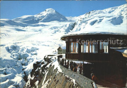 11954812 Saas-Fee Restaurant Und Berghaus Laengfluh Feegletscher Allalinhorn Saa - Sonstige & Ohne Zuordnung