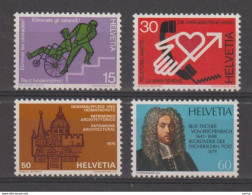 SVIZZERA:  1975  PROPAGANDA  -  S. CPL. 4  VAL. N. -  YV/TELL. 987/90 - Unused Stamps