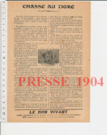 4vues 1904 Chasse Au Tigre (Jules Prax) Humour Animal Chameau Désert Méhari Thème Effet Trompeur Silhouette Ombre Mirage - Zonder Classificatie