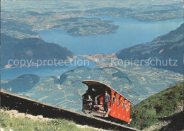 11948762 Stanserhornbahn Mit Vierwaldstaettersee Und Luzern Stanserhornbahn - Sonstige & Ohne Zuordnung