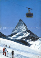 11948640 Zermatt VS Luftseilbahn Furgg Matterhorn Wintersportplatz Walliser Alpe - Sonstige & Ohne Zuordnung