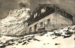 11944180 Zermatt VS Matterhornhuette Berghuette Walliser Alpen Zermatt - Sonstige & Ohne Zuordnung