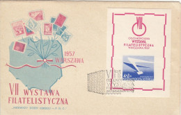 FDC POLAND Block 21 - Expositions Philatéliques