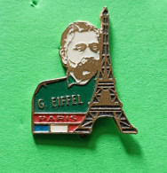 Pin's G.Eiffel Paris Tour Eiffel - Berühmte Personen