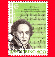 SAN MARINO - Usato - 1985 - Europa - Anno Europeo Della Musica - Vincenzo Bellini - Norma - 600 - Usati