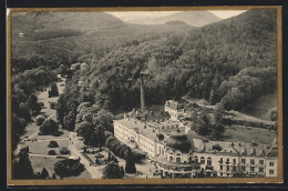 AK Bad Wildungen, Fürstliches Badehotel Mit Kurpark Aus Der Vogelschau  - Bad Wildungen