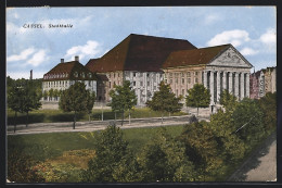 AK Kassel, Blick Auf Huttenplatz Mit Stadthalle  - Kassel