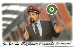 Italy: Telecom Italia - La Scheda Telefonica, è Comoda Da Usare! - Public Advertising