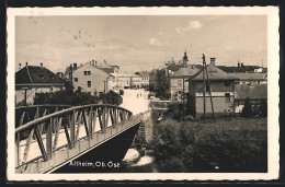 AK Altheim, Blick über Die Brücke In Eine Strasse  - Otros & Sin Clasificación