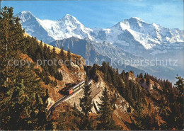 11939930 Eiger Aare Schynige Platte Bahn Moench Jungfrau Eiger Aare - Sonstige & Ohne Zuordnung