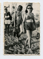 Snapshot Superbe Femme Woman Pin-up Short Sexy Plage Maillot De Bain Bikini 50s Sandales - Anonymous Persons