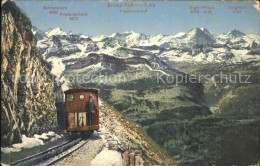 11935678 Brienz-Rothornbahn Schreckhorn Fiescherwand Eiger Moench Jungfrau Brien - Sonstige & Ohne Zuordnung