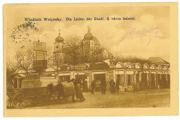 UK 30 - 5608 WLADIMIR WOLYNSKI, Market, Ukraine - Old Postcard - Used - 1916 - Ucrania
