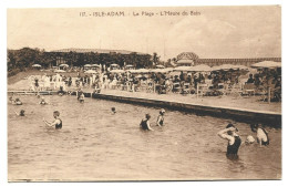 L' Isle Adam La Plage L' Heure Du Bain Val D' Oise France Htje - L'Isle Adam