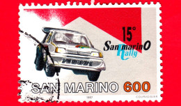 SAN MARINO - Usato - 1987 - Grandi Competizioni Automobilistiche - 15º Rally Di San Marino - 600 - Used Stamps