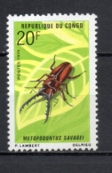 CONGO  N° 274    NEUF SANS CHARNIERE COTE 3.50€    INSECTE ANIMAUX FAUNE - Mint/hinged