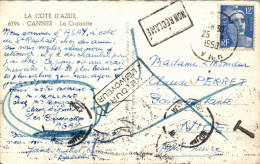 N°1522 W -cachet -non Réclamé- Retour à L'envoyeur- - 1921-1960: Période Moderne