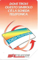 Italy: Telecom Italia - La Scheda Telefonica, Simbolo - Openbare Reclame