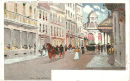 CPA Carte Postale Belgique Spa Rue Royale Illustration  Début 1900 VM80237 - Spa