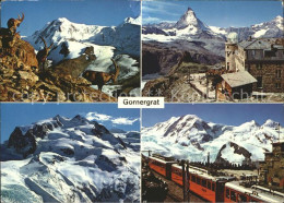 11924842 Gornergrat Zermatt Hotel Gornergrat Matterhorn Monte Rosa Gornergrat Ze - Autres & Non Classés