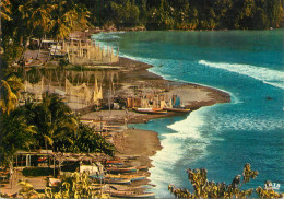 Navigation Sailing Vessels & Boats Themed Postcard Martinique Fishing Village - Voiliers