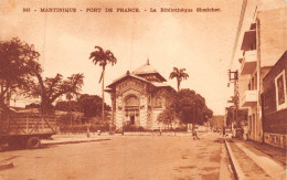 24-5621 : MARTINIQUE. FORT-DE-FRANCE. BIBLIOTHEQUE  SHOEICHER - Fort De France