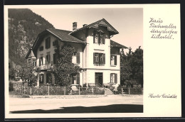 AK Mayrhofen /Zillertal, Strassenpartie Mit Haus Fischwaller  - Altri & Non Classificati