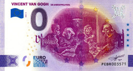 Billet Touristique - 0 Euro - Pays-Bas - Vincent Van Gogh (2022-6) - Privatentwürfe