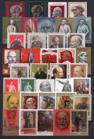 LENIN. 37 STAMPS GRAND VERTICAL FORMAT** - Lenin