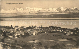 11922191 Neuveville Lac Et Les Alpes Neuchatel - Autres & Non Classés