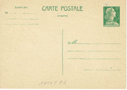 1010 CP 1 Neuve Marianne Muller 12 F. Vert - Cartes Postales Types Et TSC (avant 1995)