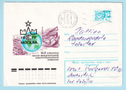 USSR 1977.0412. Electrical Engineering Commission, Moscow. Prestamped Cover, Used - 1970-79