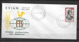 EVIAN - 1962 -  F.I.S. Congrès International Des Semences - 33 - Other & Unclassified