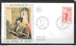 COLOMBEY LES 2 EGLISES - 1971 - De Gaulle - 22 - 5 - Andere & Zonder Classificatie