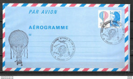 Aérogramme - 1983 - 1010** - Bicentenaire De L'air Et De L'espace - Académie Nationale - Toulouse - 119 - 6 - Altri & Non Classificati