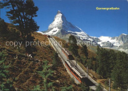 11920931 Zermatt VS Mit Matterhorn Und Gornergratbahn  - Autres & Non Classés