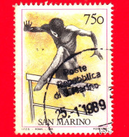 SAN MARINO - Usato - 1988 - Olimpiadi Di Seul - Corsa Ad Ostacoli - 750 - Gebraucht