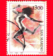 SAN MARINO - Usato - 1988 - Olimpiadi Di Seul - Corsa Femminile - 1300 - Usati