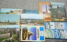 Vintage Ussr Large Lot Of Sets Of City Postcards - Alben & Sammlungen