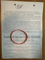 Messire Alewandre Comte De Gourcy-Serainchamps *1833 Leignon +1898 Gand Vezin Bourgmestre Conseil Probincial D’Alcantara - Obituary Notices