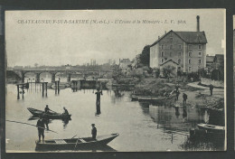 Maine Et Loire , Chateauneuf Sur Sarthe , L'écluse Et La Minoterie - Chateauneuf Sur Sarthe