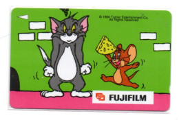 TOM ET JERRY Disney  Film Movie BD  Télécarte SINGAPOUR  Fujifilm Phonecard Telefonkarte   (K 293) - Singapore