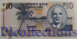 MALAWI 10 KWACHA 1994 PICK 25c UNC - Malawi