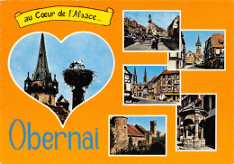 67  OBERNAI  Multivue Souvenir Du Coeur De L'Alsace   N° 115 \MK3022 - Obernai