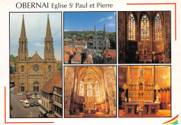 67  OBERNAI  Multivue église St Paul Et Pierre  N° 125 \MK3022 - Obernai