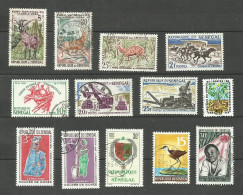 SENEGAL N°198, 201, 202, 207, 223, 238, 239, 265, 268, 269, 279, 310, 313 Cote 4.60€ - Used Stamps