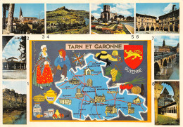 82 Tarn Et Garonne Carte Map Plan Du Département   N° 154 \MK3024 - Caylus