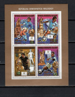 Malagasy - Madagascar 1989 Football Soccer World Cup Sheetlet MNH - Nuevos