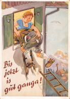 BIS JETZT IS GUT GANGA August Lengauer Munchen 38 Allemagne  N° 64 \MK3026 - Humor